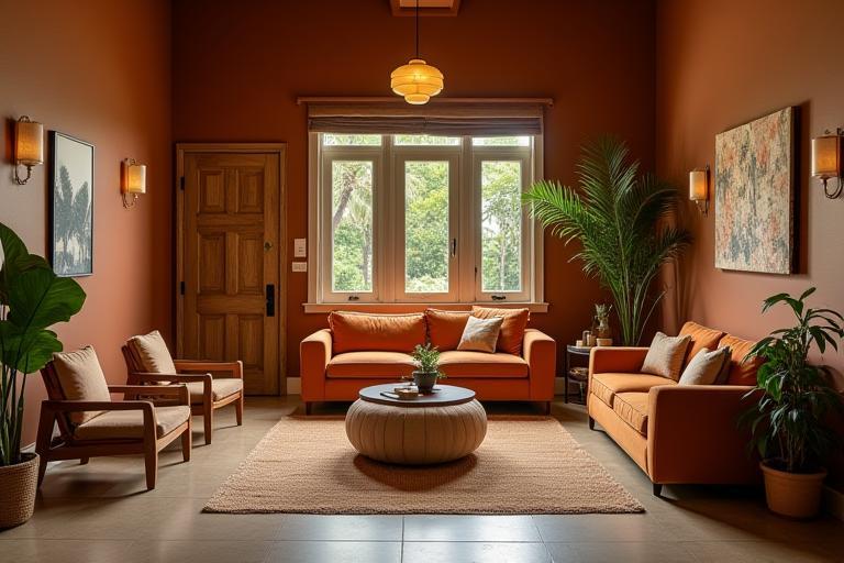 Comfortable and professional interior of Sonido Tropical Studios lounge area